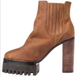 Jeffrey Campbell Vashon Brown crazy horse 7.5